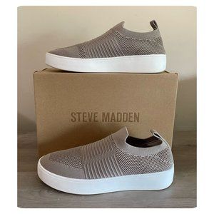 Steve Madden Beale Taupe Casual Slip On Flats Womens Sz: 9 Medium NIB